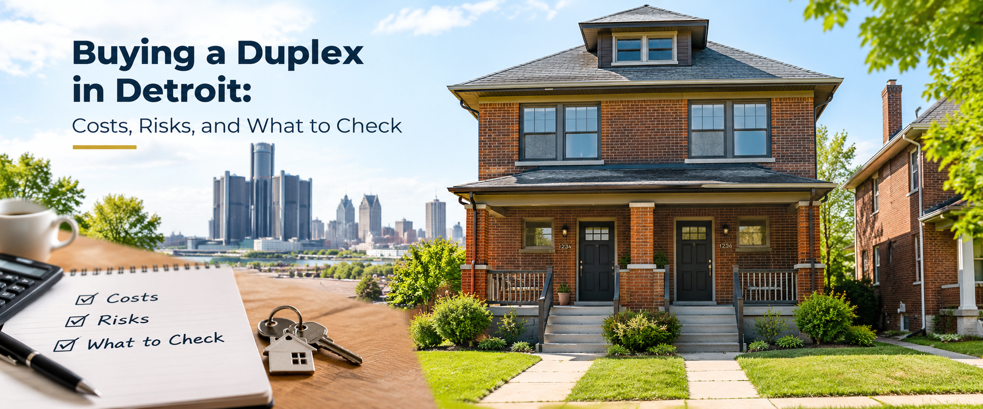 Buying a Duplex in Detroit: Costs, Risks, and What to Check